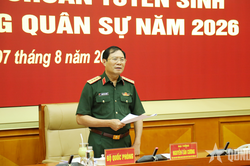 Đại tướng Nguyễn Tân Cương chủ trì Hội nghị xét duyệt điểm chuẩn tuyển sinh đại học, cao đẳng quân sự năm 2026