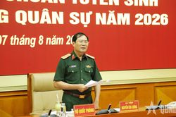 Đại tướng Nguyễn T&acirc;n Cương chủ tr&igrave; Hội nghị x&eacute;t duyệt điểm chuẩn tuyển sinh đại học, cao đẳng qu&acirc;n sự năm 2026