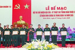 Quân đoàn 12 bế mạc Hội thi chủ nhiệm hậu cần - kỹ thuật
