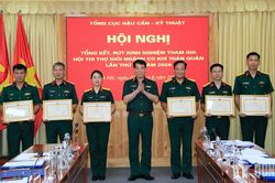 Tổng cục Hậu cần-Kỹ thuật rút kinh nghiệm tham gia Hội thi thợ giỏi ngành cơ khí toàn quân