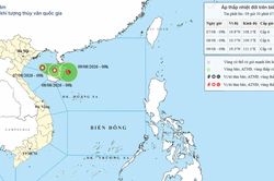 &Aacute;p thấp tr&ecirc;n vịnh Bắc bộ mạnh l&ecirc;n th&agrave;nh &aacute;p thấp nhiệt đới