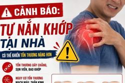 Tự nắn khớp vai tại nh&agrave;, người đ&agrave;n &ocirc;ng nhập viện v&igrave; đau dữ dội