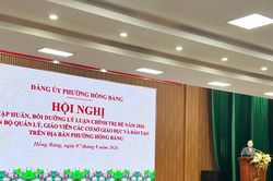 Hải Phòng bồi dưỡng lý luận chính trị cho cán bộ quản lý, giáo viên