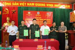 Ký kết chương trình kết nghĩa, chung sức xây dựng biên giới vững mạnh