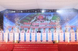 Phó Thủ tướng Chính phủ Phạm Thị Thanh Trà dự lễ khởi công xây dựng Trường THPT Nam Đàn 1