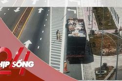 NHỊP SỐNG 24: Loạt &ocirc; t&ocirc; thủng lốp tr&ecirc;n cao tốc, camera truy dấu h&agrave;ng trăm km t&igrave;m 'thủ phạm'