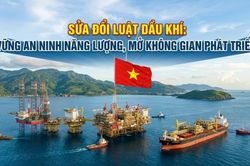 [VIDEO] Sửa đổi Luật Dầu khí: Đảm bảo an ninh năng lượng, mở không gian phát triển