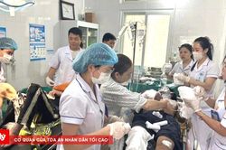 Hai người bị bỏng nặng khi dựng quán gần đường dây điện