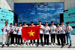 Việt Nam gi&agrave;nh 2 Huy chương V&agrave;ng Olympic Tr&iacute; tuệ nh&acirc;n tạo quốc tế năm 2026