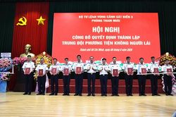 Bộ Tư lệnh Vùng Cảnh sát biển 3 thành lập Trung đội Phương tiện không người lái