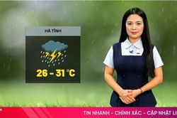 Dự báo thời tiết Hà Tĩnh ngày 7/8: Mưa vừa và dông, cục bộ mưa to