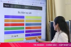Bốc thăm xếp lớp - bảo đảm công bằng, minh bạch tại các trường học ở phường Thành Sen