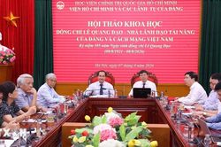 Đồng chí Lê Quang Đạo - nhà lãnh đạo tài năng của Đảng và cách mạng Việt Nam