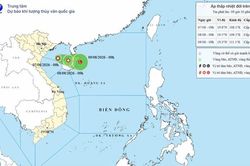 Xuất hiện áp thấp nhiệt đới trên khu vực vịnh Bắc Bộ