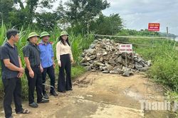 Kiểm tra các điều kiện phòng, chống thiên tai tại 3 xã Vĩnh Lộc, Tây Đô và Biện Thượng