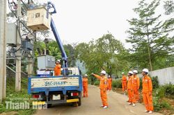 Chủ động ứng phó thiên tai, bảo đảm an toàn lưới điện và cuộc sống Nhân dân