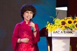 Gia đình bà Thái Hương nắm hơn 20% vốn cổ phần Bac A Bank