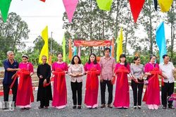 Xã Chợ Mới khánh thành cầu Trường Tiểu học A Kiến An
