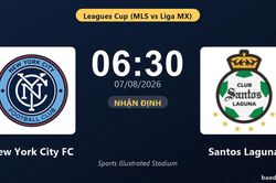 Nhận định New York City FC vs Santos Laguna: đội hình dự kiến