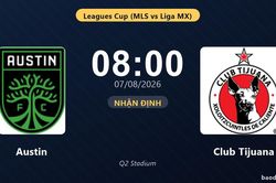 Nhận định Austin vs Club Tijuana: đội h&igrave;nh dự kiến