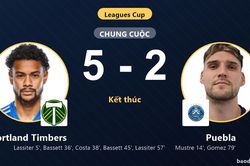 Portland Timbers thắng đậm Puebla, tạo dấu ấn ở Leagues Cup