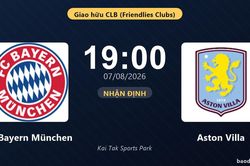 Nhận định FC Bayern München vs Aston Villa: đội hình dự kiến