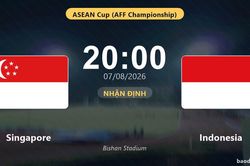 Nhận định Singapore vs Indonesia: đội h&igrave;nh dự kiến