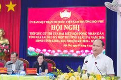 Tổ đại biểu số 5 HĐND tỉnh Gia Lai tiếp xúc cử tri phường Hội Phú và An Phú