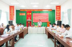 Giám sát việc triển khai các nghị quyết của Bộ Chính trị tại xã Cà Ná