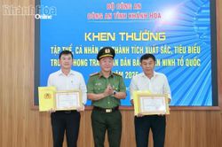 Báo và Phát thanh, Truyền hình Khánh Hòa nhận giấy khen vì có thành tích xuất sắc trong phong trào toàn dân bảo vệ an ninh Tổ quốc