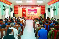 Xã Vạn Thắng tổ chức Ngày hội Toàn dân bảo vệ an ninh Tổ quốc năm 2026