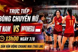 Việt Nam 2-1 Indonesia: SET 3 giằng co hấp dẫn