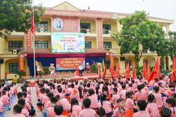 Học sinh trường c&ocirc;ng tựu trường sớm nhất trước khai giảng 1 tuần