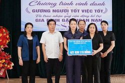 Hơn 420 triệu đồng hỗ trợ gia đình bị hỏa hoạn, vinh danh 03 cá nhân dũng cảm cứu người