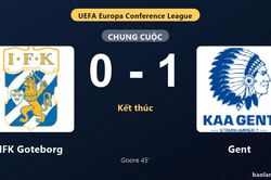 Thống kê trận đấu IFK Goteborg 0-1 Gent: H. Goore tỏa sáng, Gent giành trọn 3 điểm