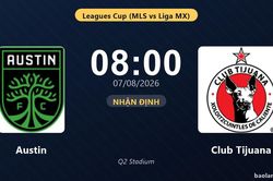 Nhận định Austin vs Club Tijuana: đội hình dự kiến