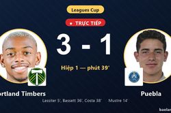 TRỰC TIẾPTrực tiếp Portland Timbers vs Puebla: Portland Timbers nới rộng c&aacute;ch biệt 3-1