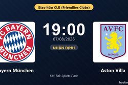Nhận định Bayern München vs Aston Villa: đội hình dự kiến