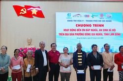 Khối thi đua số 9 - TP Hồ Chí Minh hỗ trợ an sinh tại Lâm Đồng