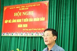 Xã Thổ Tang: Lắng nghe ý kiến Nhân dân để giải quyết kịp thời những vấn đề thực tiễn
