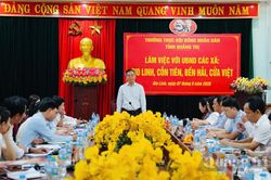 Thường trực HĐND tỉnh làm việc với các địa phương về nhiệm vụ phát triển kinh tế-xã hội
