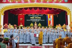 Ninh B&igrave;nh: Hội nghị c&ocirc;ng bố quyết định v&agrave; ra mắt Ph&acirc;n ban Ni giới tỉnh nhiệm kỳ 2026-2031