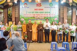 Mô hình 'Cơ sở tôn giáo xanh', lan tỏa nếp sống bền vững