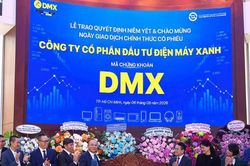 CEO Điện Máy Xanh đặt cược 22 tỷ đồng vào cổ phiếu DMX ngay ngày đầu giao dịch