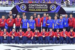 Việt Nam giành ngôi Á quân Continental Futsal 2026
