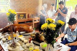 Bảo tồn lễ 'Cưn chủ' (Lễ lên đồng) của người Giáy ở vùng cao Hợp Thành