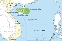Dự báo thời tiết áp thấp nhiệt đới trên Vịnh Bắc Bộ