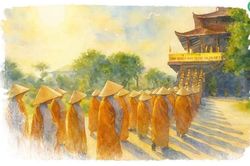 Chữ tu giữa mùa Hạ an cư