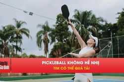 Chơi pickleball sai c&aacute;ch, tim c&oacute; thể gặp nguy hiểm