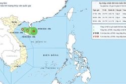 Áp thấp nhiệt đới hình thành trên vịnh Bắc Bộ, gió giật cấp 8, biển động